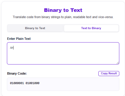 Free Text to Binary Converter - Convert Binary Code to Readable Text and Text to Binary Online